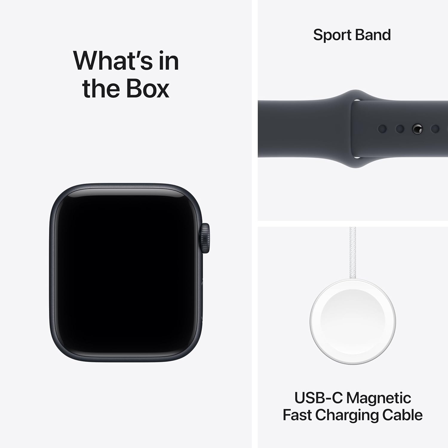 Apple Watch SE 3 GPS + Cellular 44mm Midnight Aluminium Case with Midnight Sport Band - M/L - Image 7