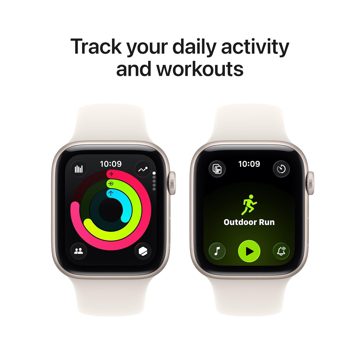 Apple Watch SE 3 GPS + Cellular 44mm Midnight Aluminium Case with Midnight Sport Band - M/L - Image 3
