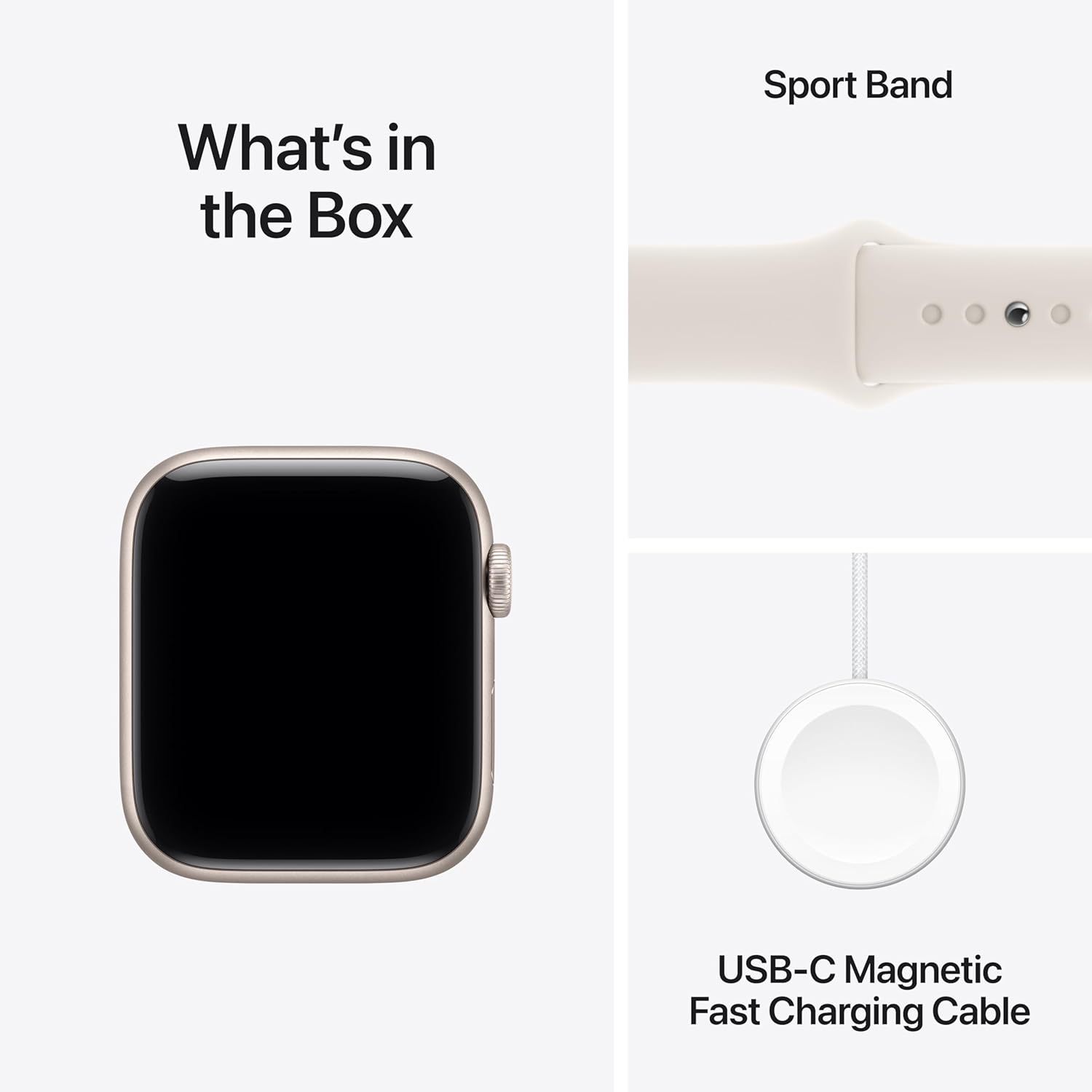 Apple Watch SE 3 GPS + Cellular 44mm Midnight Aluminium Case with Midnight Sport Band - M/L - Image 2