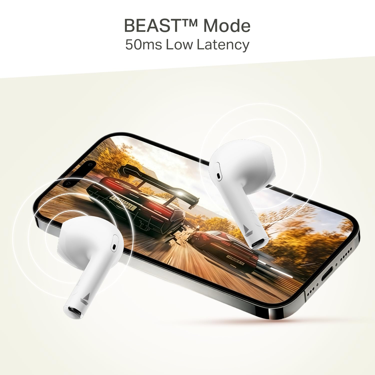 Boat Airdopes Joy v2 w/Up to 35H Battery, Pocketable Design, ASAP™ Charge, 13mm Drivers, Easy Touch Controls, ENx™ Tech, Beast™ Mode, IWP™ & App Support TWS Bluetooth Earbuds with mic (Eclipse Black) - Image 5