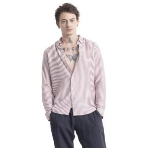 SNITCH Stripehaven Mauve Stripe Shirt